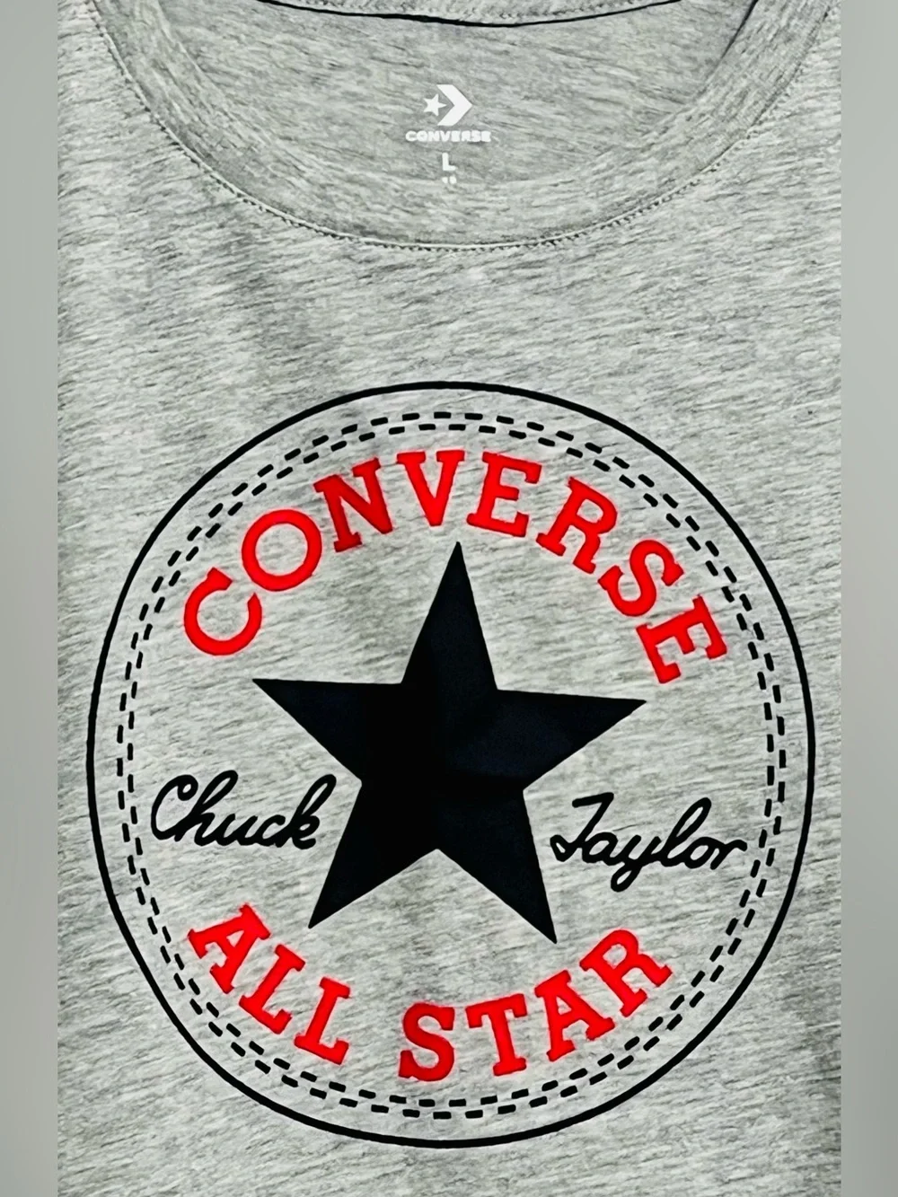 Converse Boys Gray All Star Graphic Tee